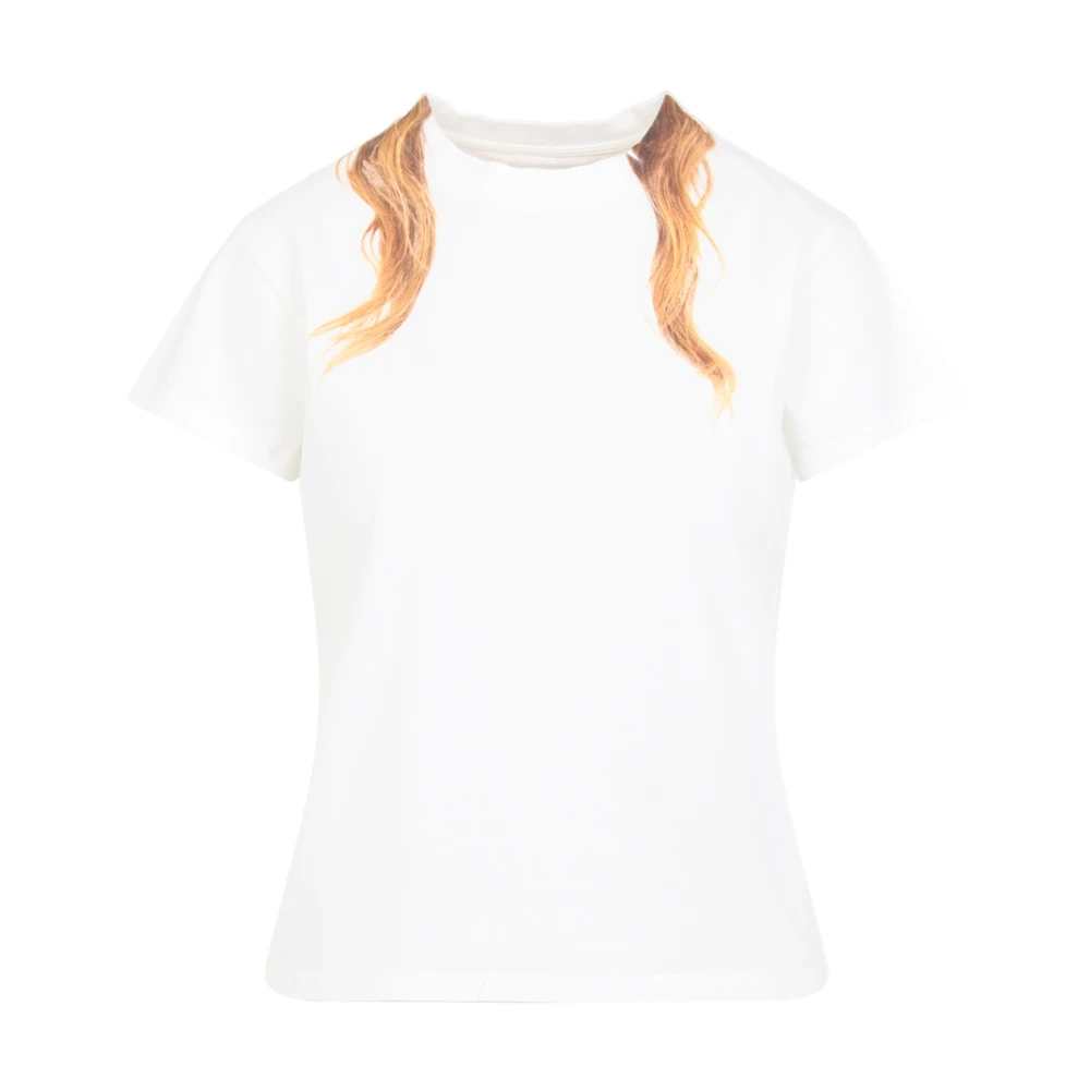 Mm6 Maison Margiela - Damen T-Shirts & Poloshirts Bekleidung Weiß Ss26 - Tops - Damen - Weiß - S - Bild 5