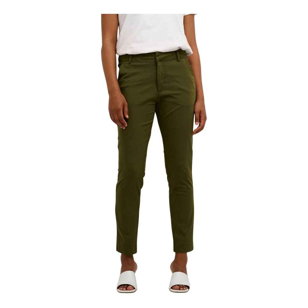 Kaffe Damen Grün Chinohose 7/8 Lea - Bild 3