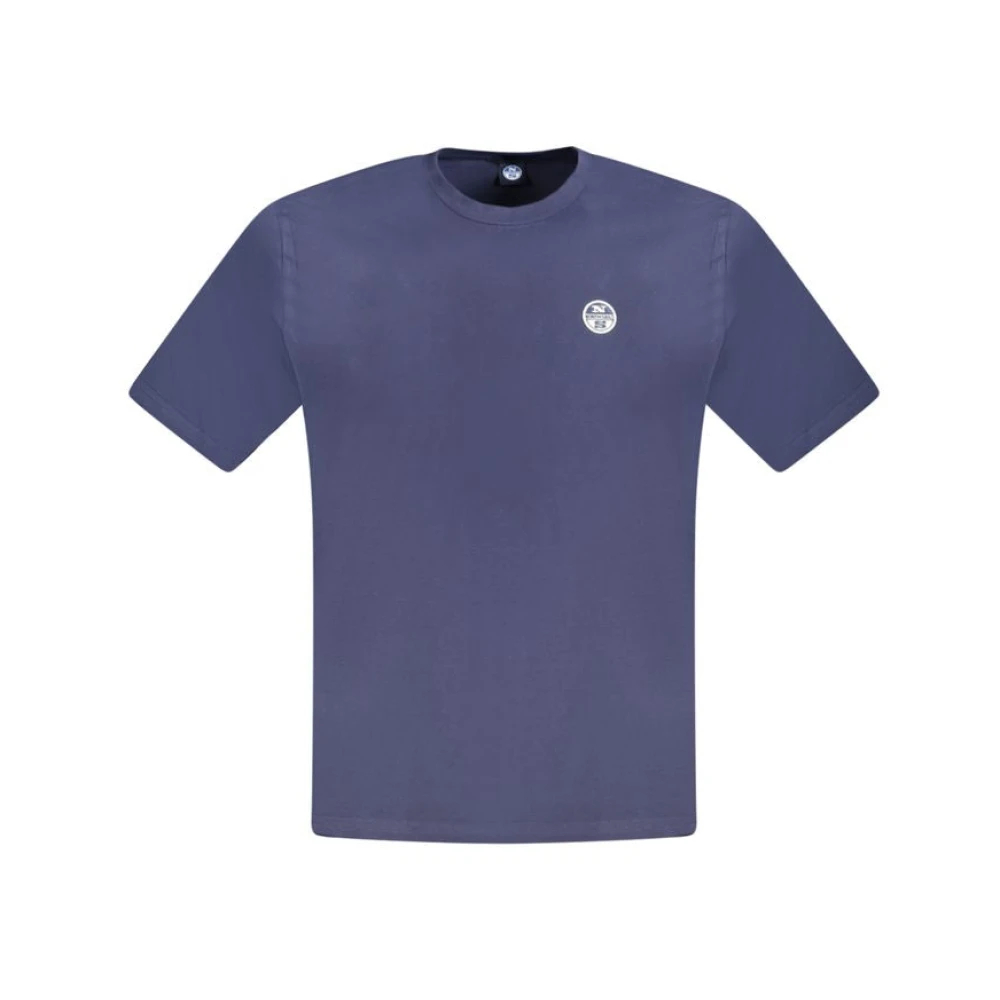 North Sails Herren Blau - Baumwoll T-Shirt | Stil: Nosa-33745 - Tops - S