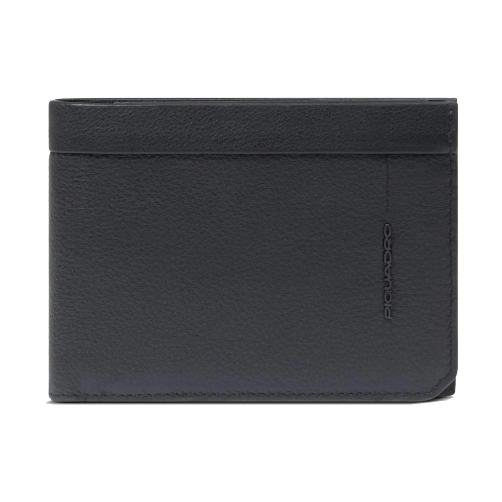 Piquadro Herren Schwarz - Geldbörse Mit Münzfach Und Rfid-Schutz - Accessories - K -One Size
