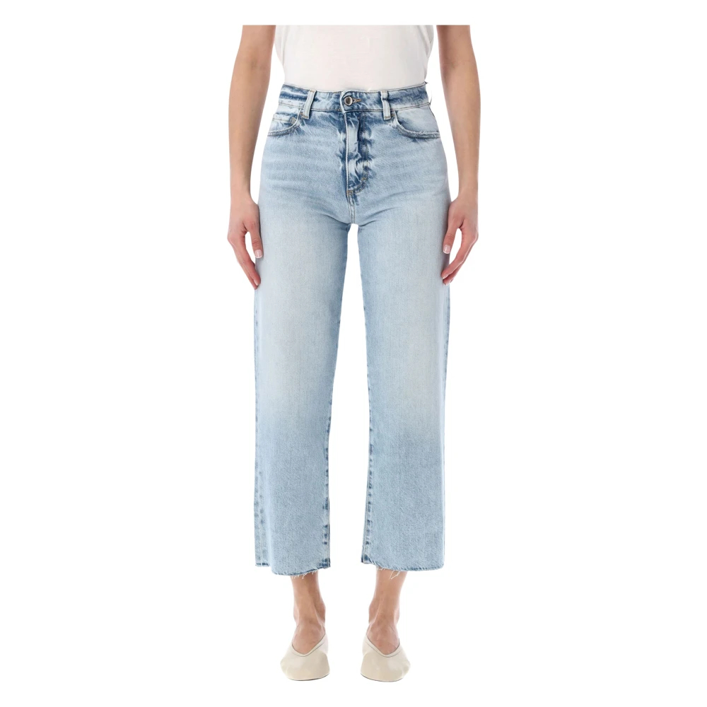 Icon Denim Damen Blau - Jill Jeans Mit Geradem Bein - Jeans - W27