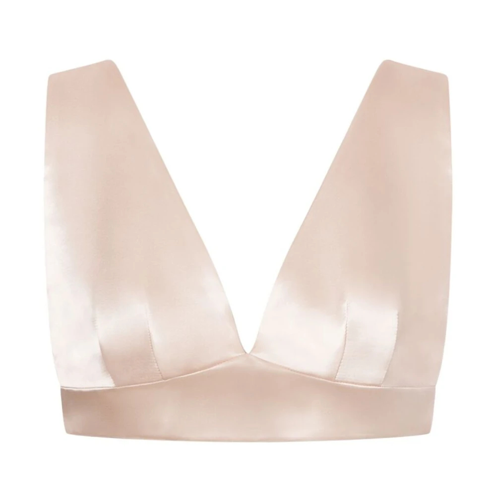 Philosophy Di Lorenzo Serafini Damen Rosa - Ärmelloses V-Ausschnitt Crop Top - Tops - S