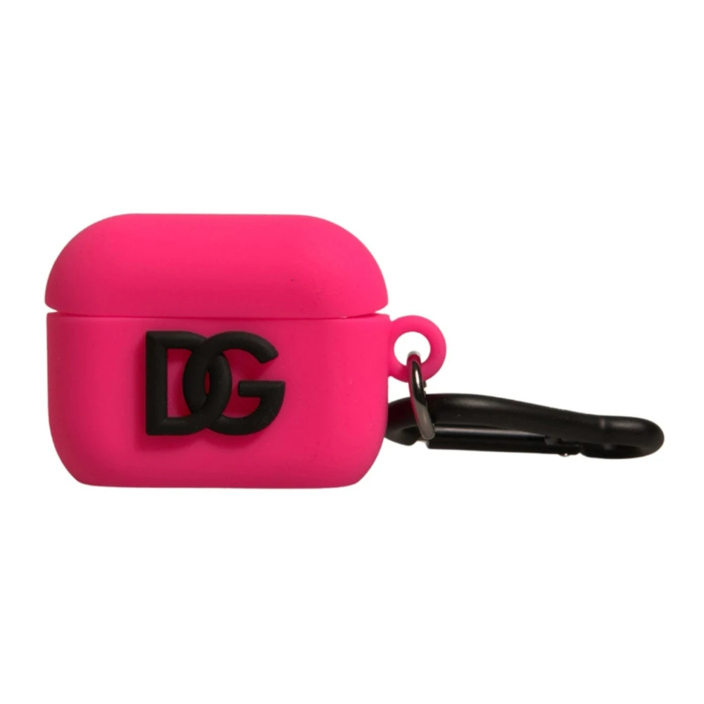 Dolce & Gabbana Unisex Rosa - Airpods Hülle Mit Logo-Details - Accessories - One Size