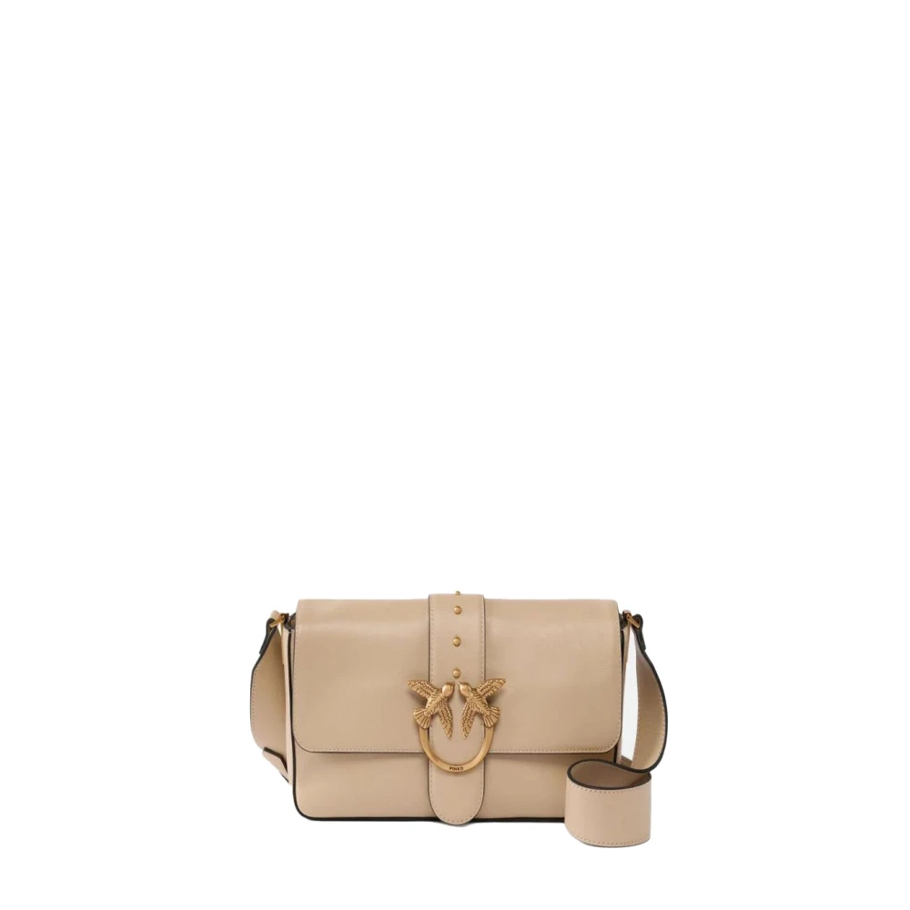 Pinko - Love One Classic Slouchy - Bags - Damen - Beige - One Size - Bild 6