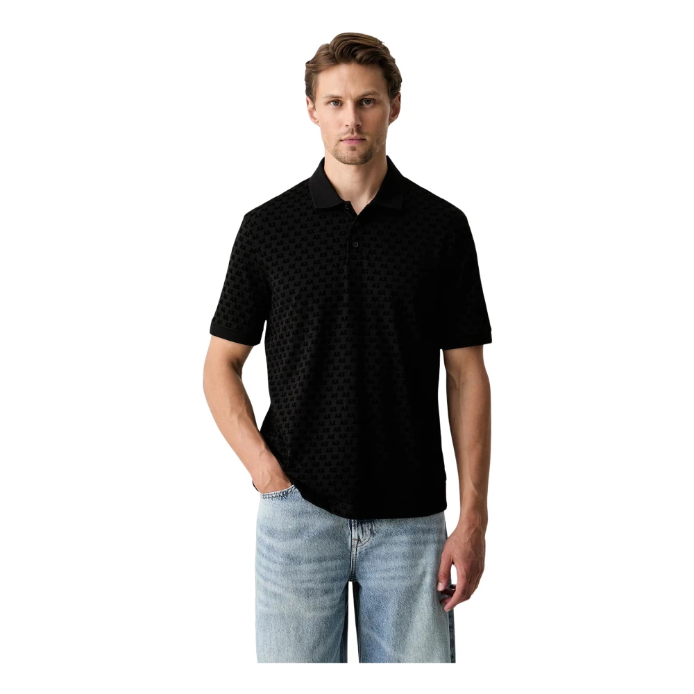 Armani Exchange , Herren, Oberteile, Schwarzk, M - Bild 4