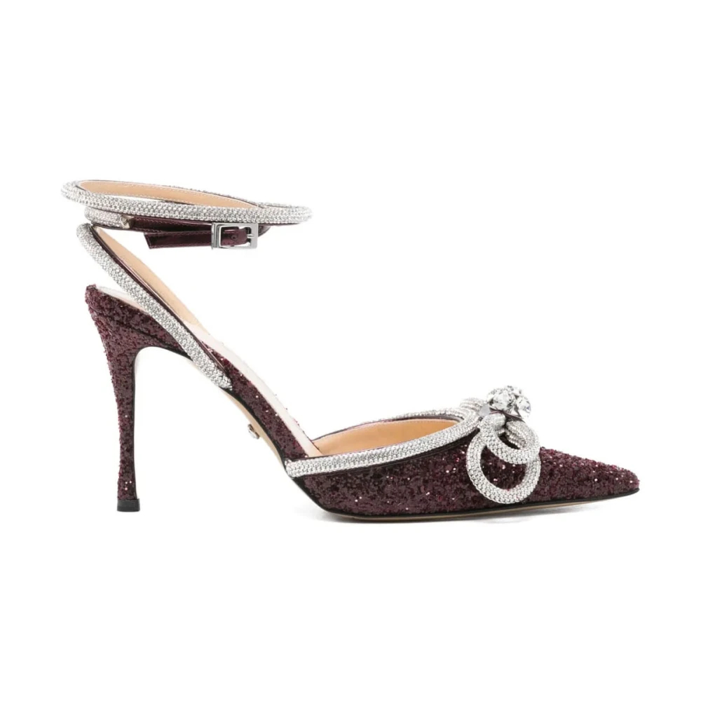 Mach & Mach Damen Rot - Double Bow 95 Pumps - Shoes - 36 Eu