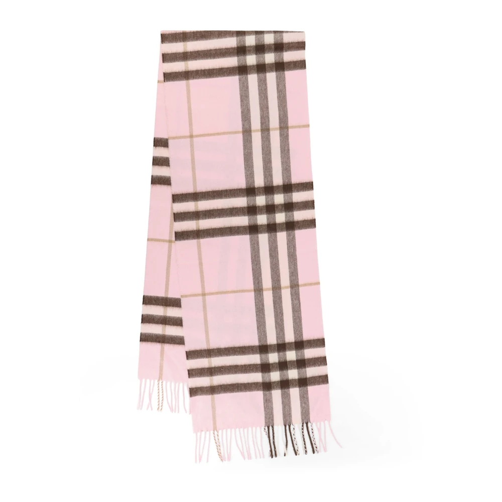 BURBERRY | Bow pink Check cashmere scarf | Women | PZ - Bild 4