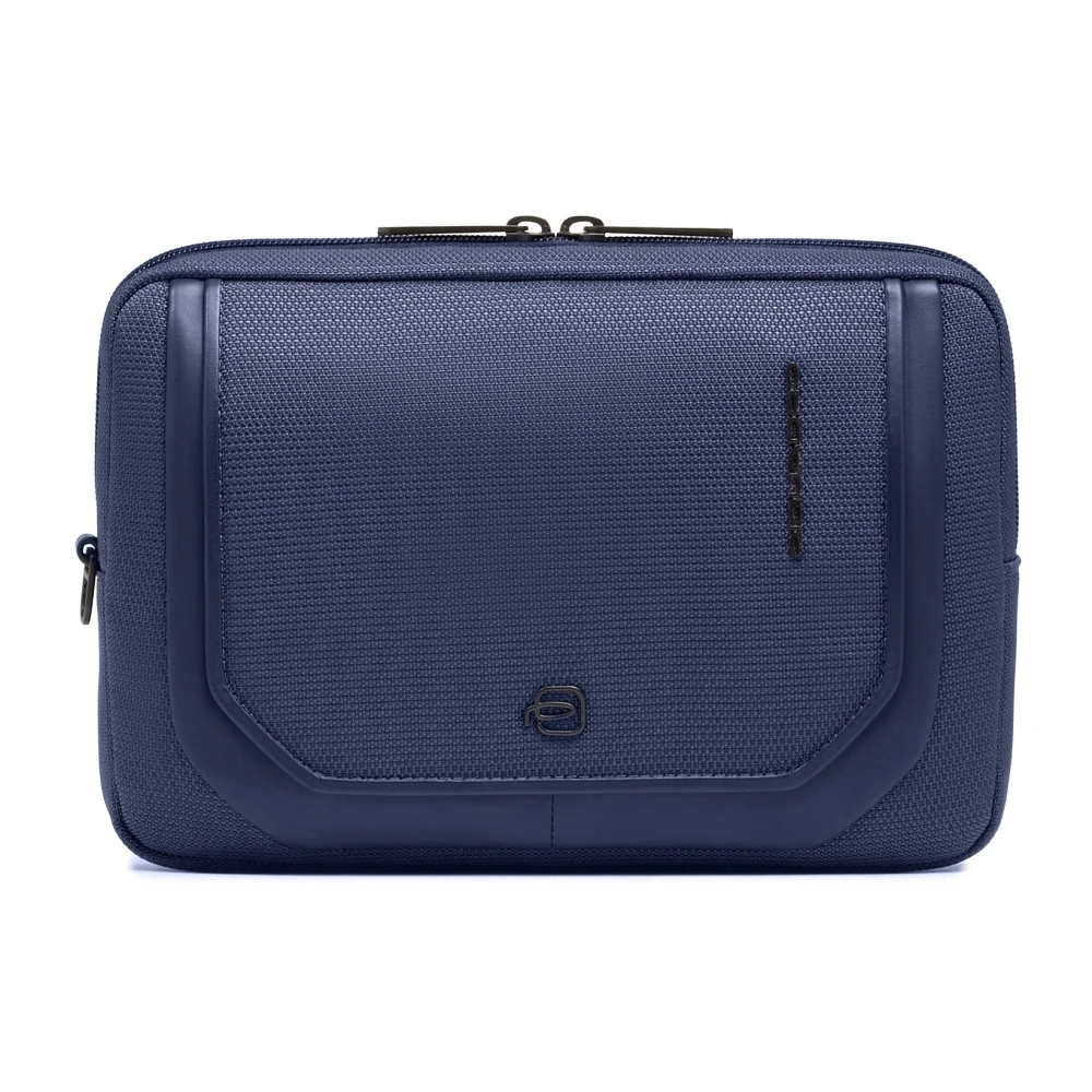 Piquadro Herren Blau - Handgelenk-Clutch Bag Aus Textil - Bags - One Size
