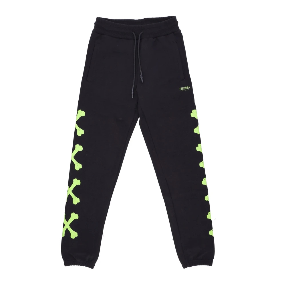 Phobia Archive Herren Schwarz - Lange Hose Aus Leichtem Trainingsstoff - Trousers - K - L