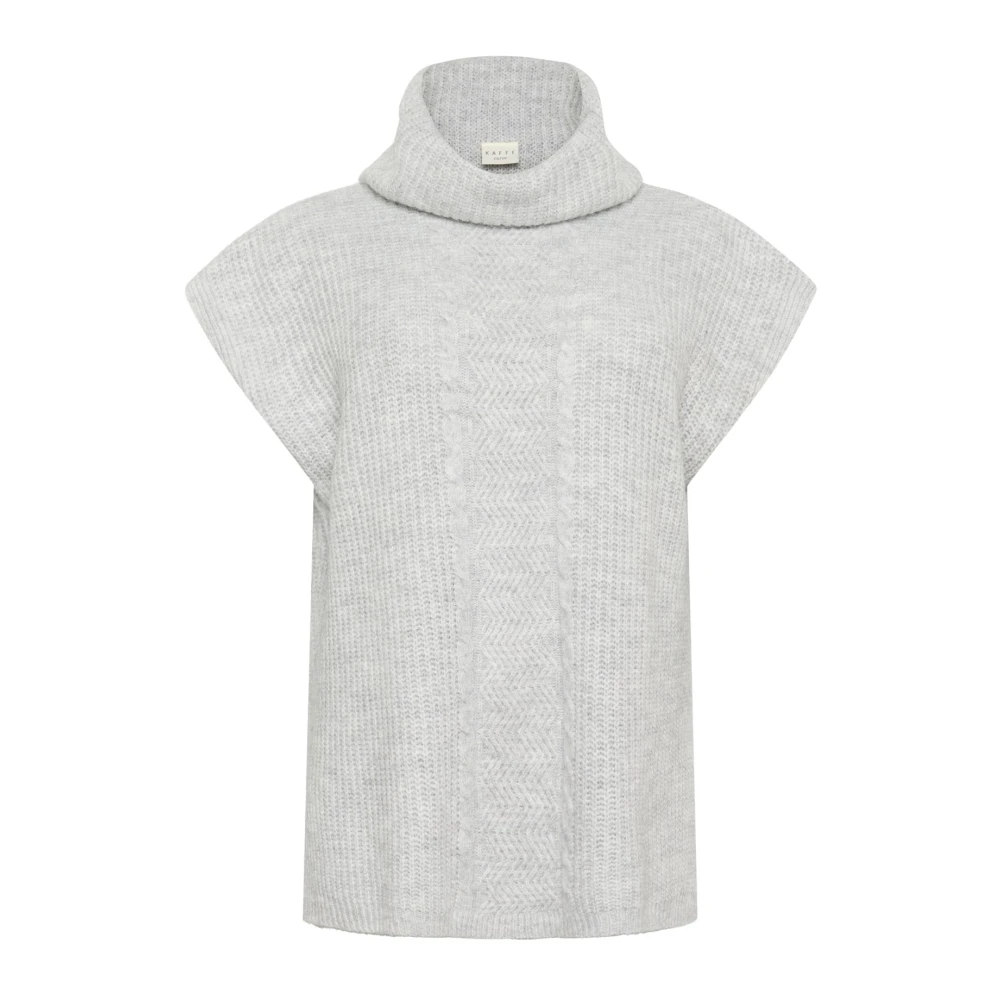 Kaffe Curve , Damen, Strickwaren, Grau, S - Bild 3