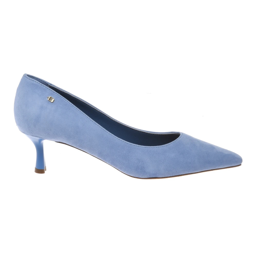 Baldinini Damen Blau - Pumps Aus Wildleder In Azurblau - Shoes - 38 Eu