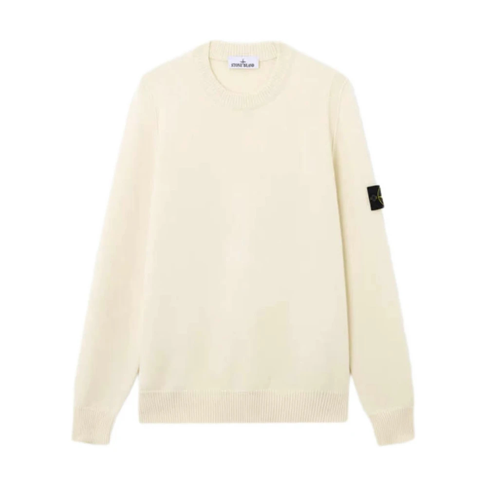Stone Island - Pullover Aus Schurwollmischung - Knitwear - Herren - Beige - M - Bild 5