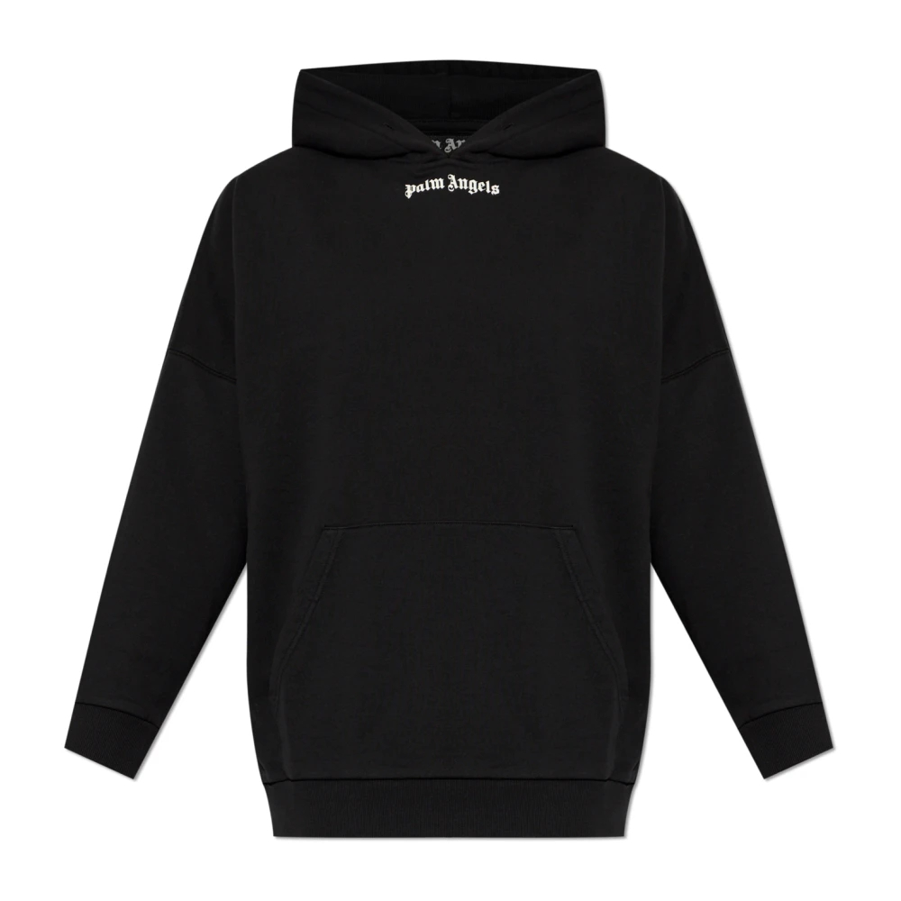 Palm Angels Herren Schwarz - Classic Logo Over Hoodie - Sweatshirts & Hoodies - K - M
