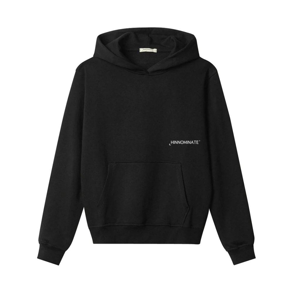 Hinnominate Damen Schwarz - Er Hoodie Mit Frontdruck - Sweatshirts & Hoodies - K - M