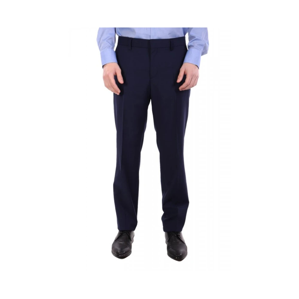 Boss Black Herren Blau Hose Schurwolle Slim Fit - Bild 7