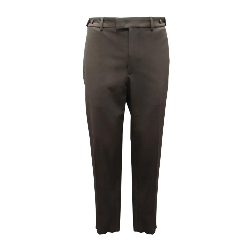 Armani Herren Braun - Wollmischungshose In Grau - Trousers - L