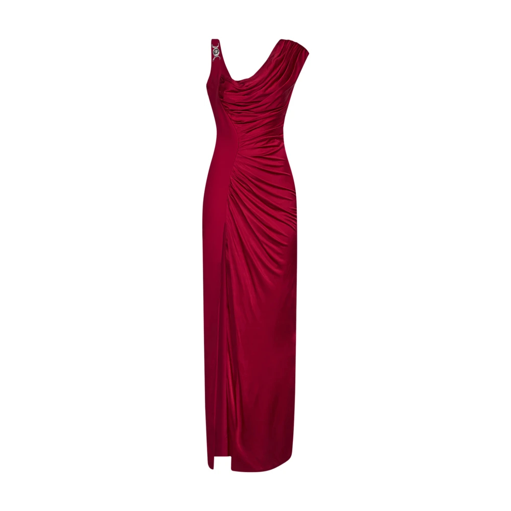 Versace Damen Rot - Medusa '95 Draped Gown - Dresses - S