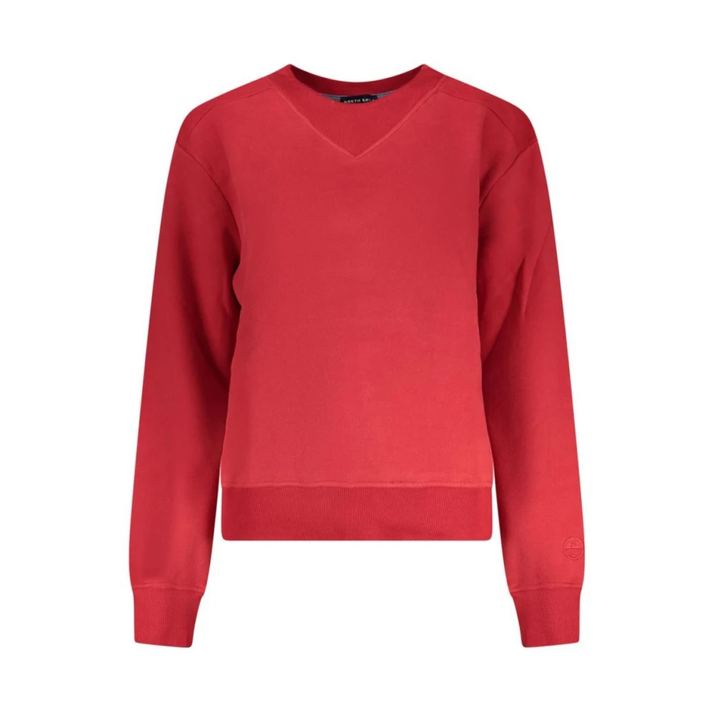 North Sails Damen Rot Es Baumwoll Sweatshirt Extra Groß - Bild 3