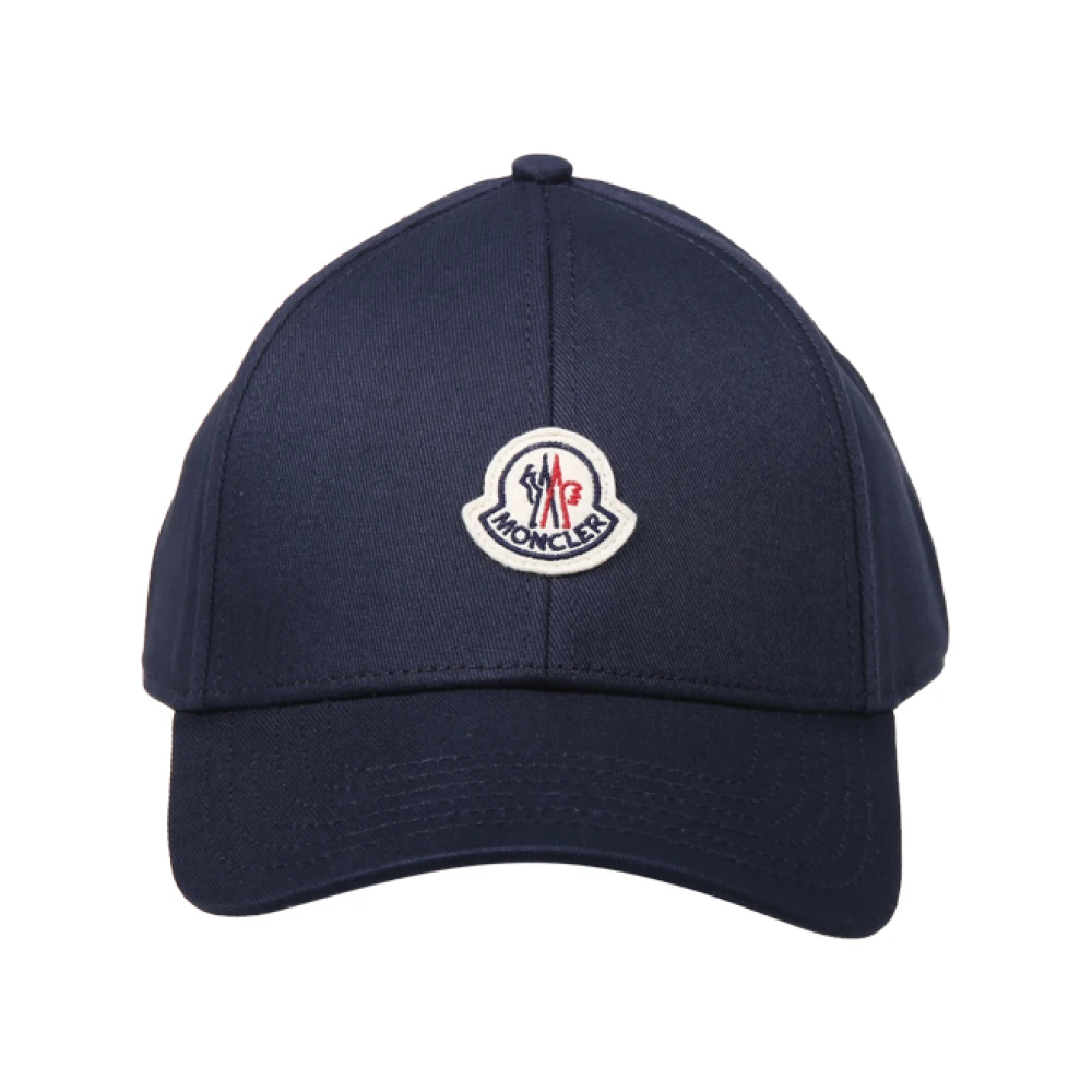 MONCLER | Navy blue cotton gabardine baseball cap | male | PZ - Bild 3