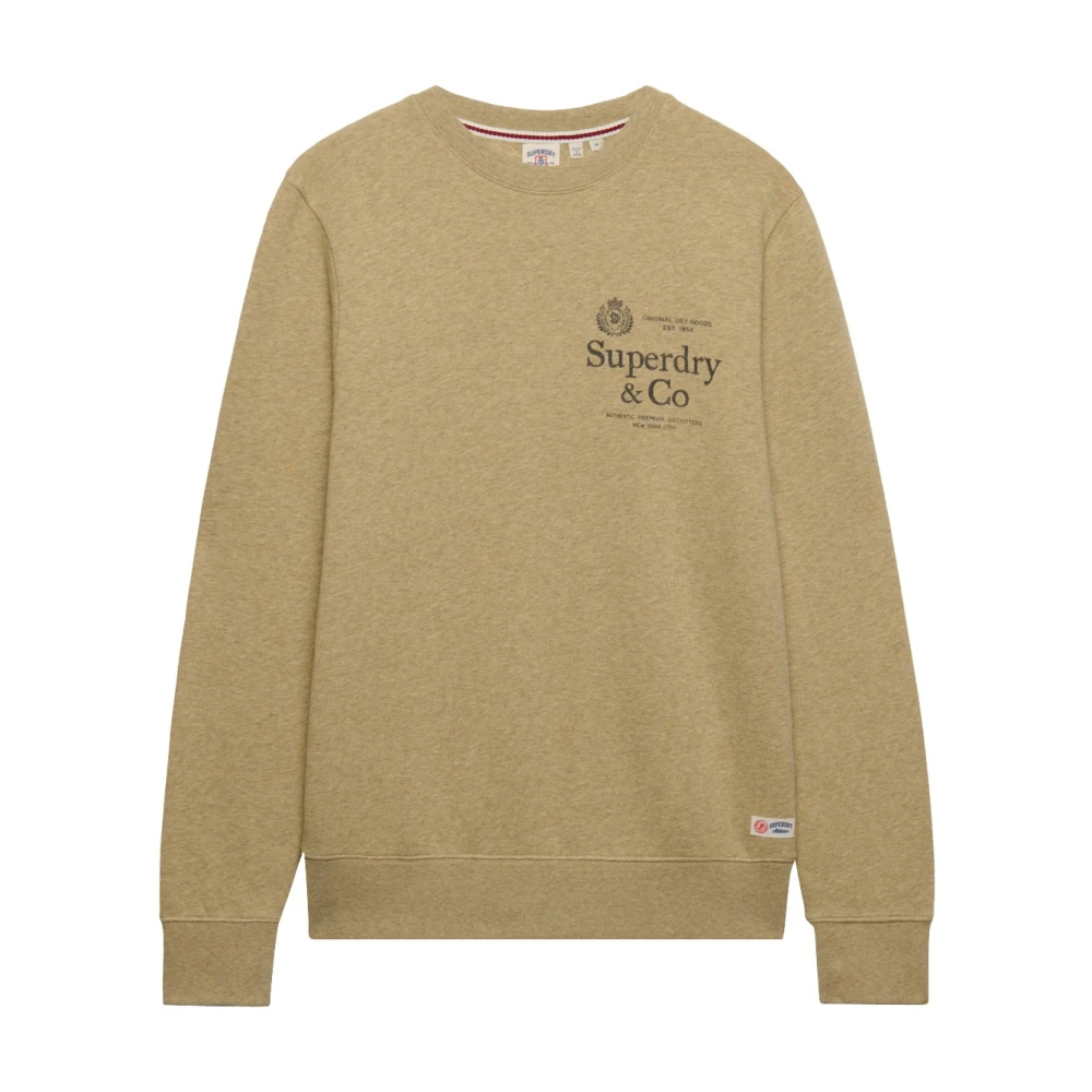 Superdry Herren Beige Pullover 1954 Company Relaxed - Bild 3