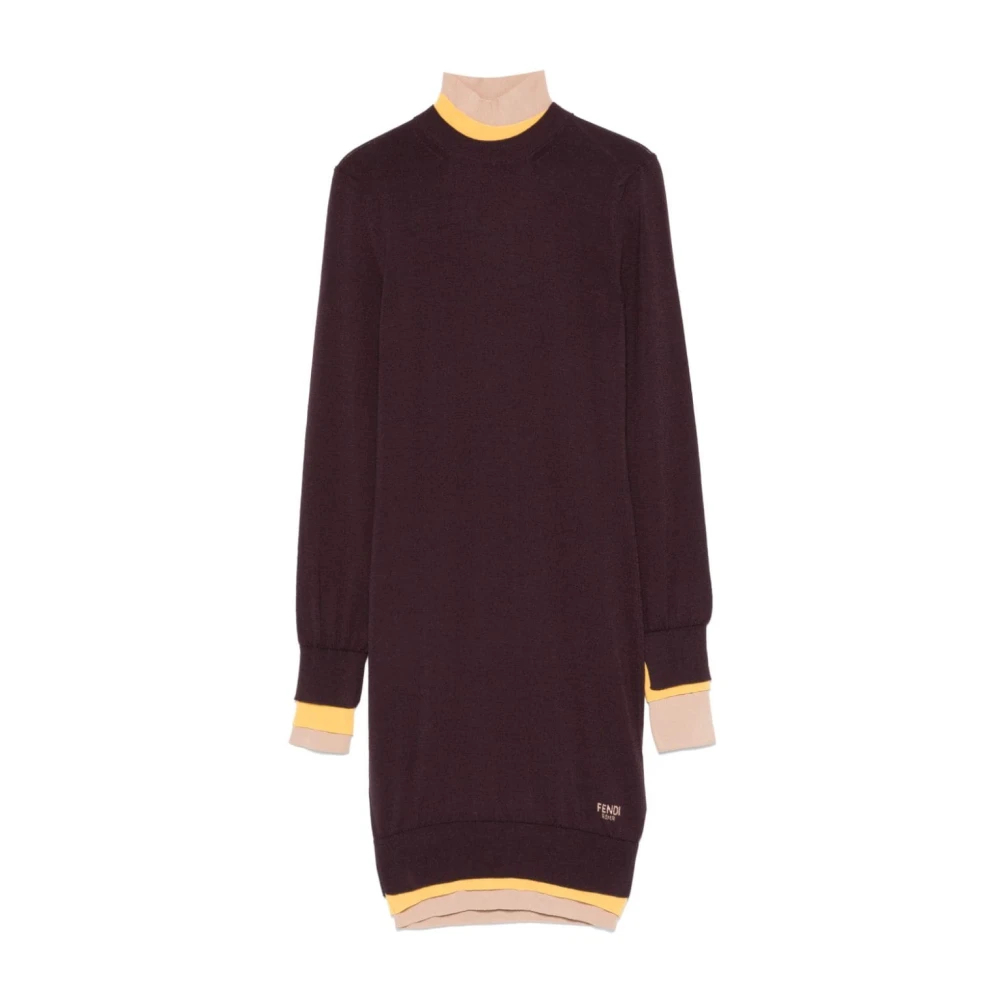 Fendi Damen Violett - Kleider - Dresses - Lila - S