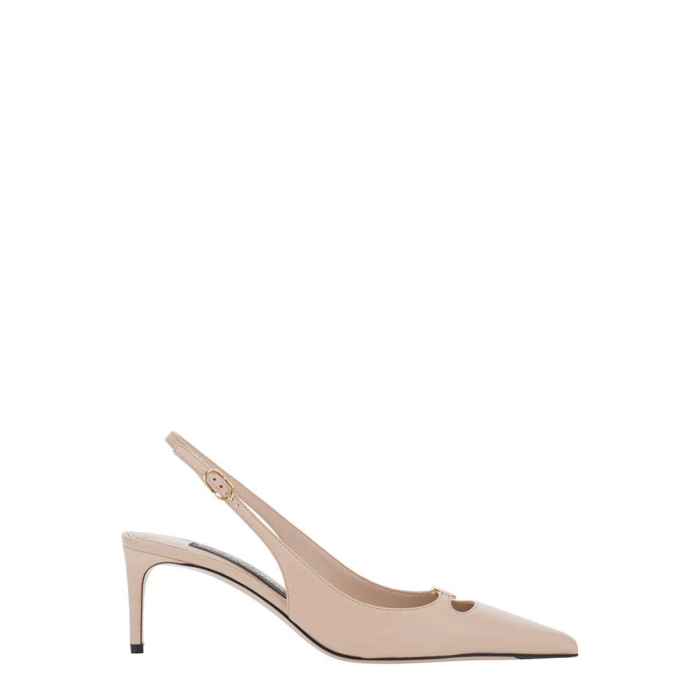 Dolce & Gabbana Damen Rosa - Lollo Slingback Pump - Shoes - 37 Eu