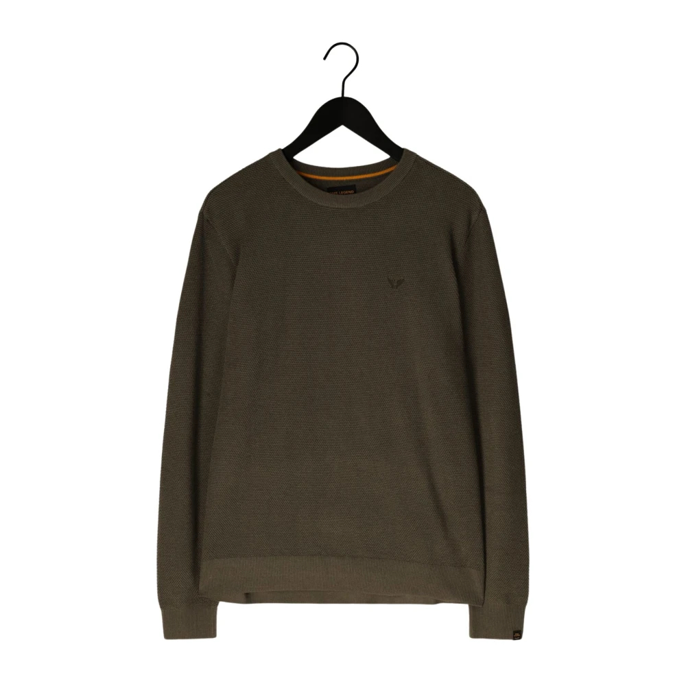 PME Legend Herren Rundhals Pullover R-NECK COTTON MODAL - Regular Fit - Bild 8