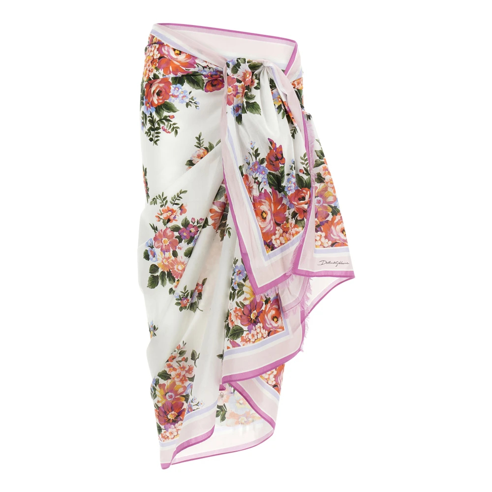 Dolce & Gabbana Damen Multicolor - Bouquet Sarong Rock - Swimwear - Mehrfarbig -One Size