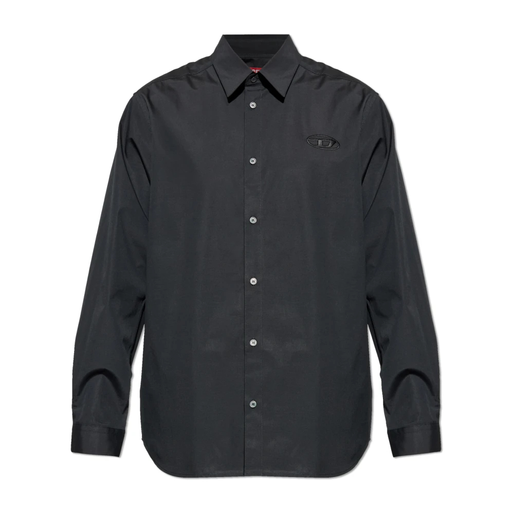 Diesel Herren Schwarz - S-Simply-Gsbh Shirt - Shirts - K -Xs