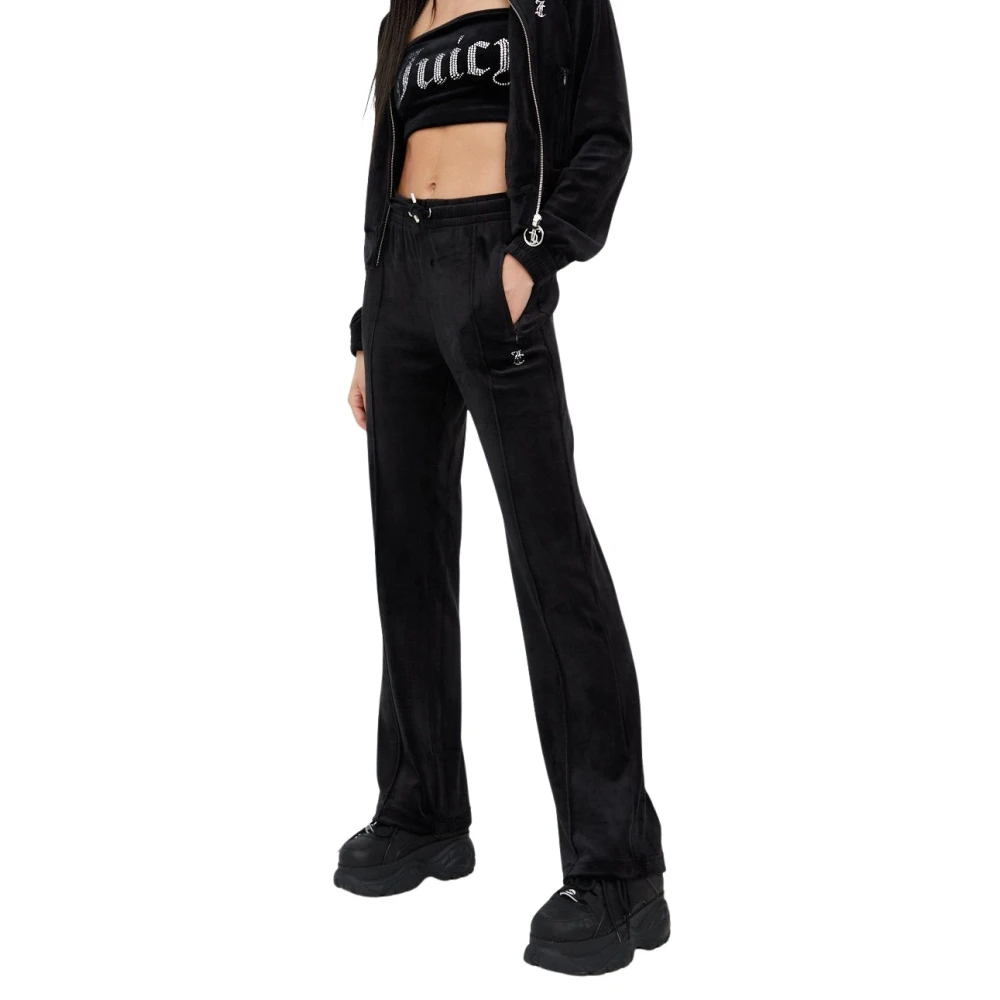 Juicy Couture Damen Schwarz Jogginghose Tina Jcapw045 Regular Fit - Bild 7