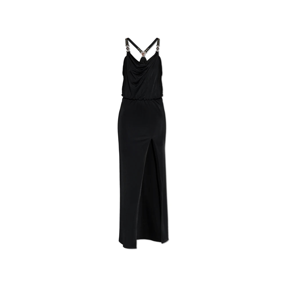 Versace Damen Schwarz - Medusa '95 Draped Gown - Dresses - K - Xs