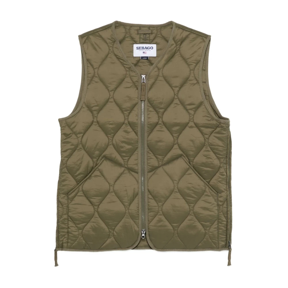 Sebago - Plymouth Quilted Gilet - Jackets - Herren - Grün - M - Bild 5