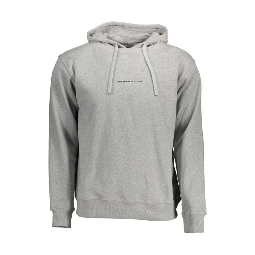 North Sails Herren Grau Klassischer Hoodie Ns2311 2XL - Bild 4