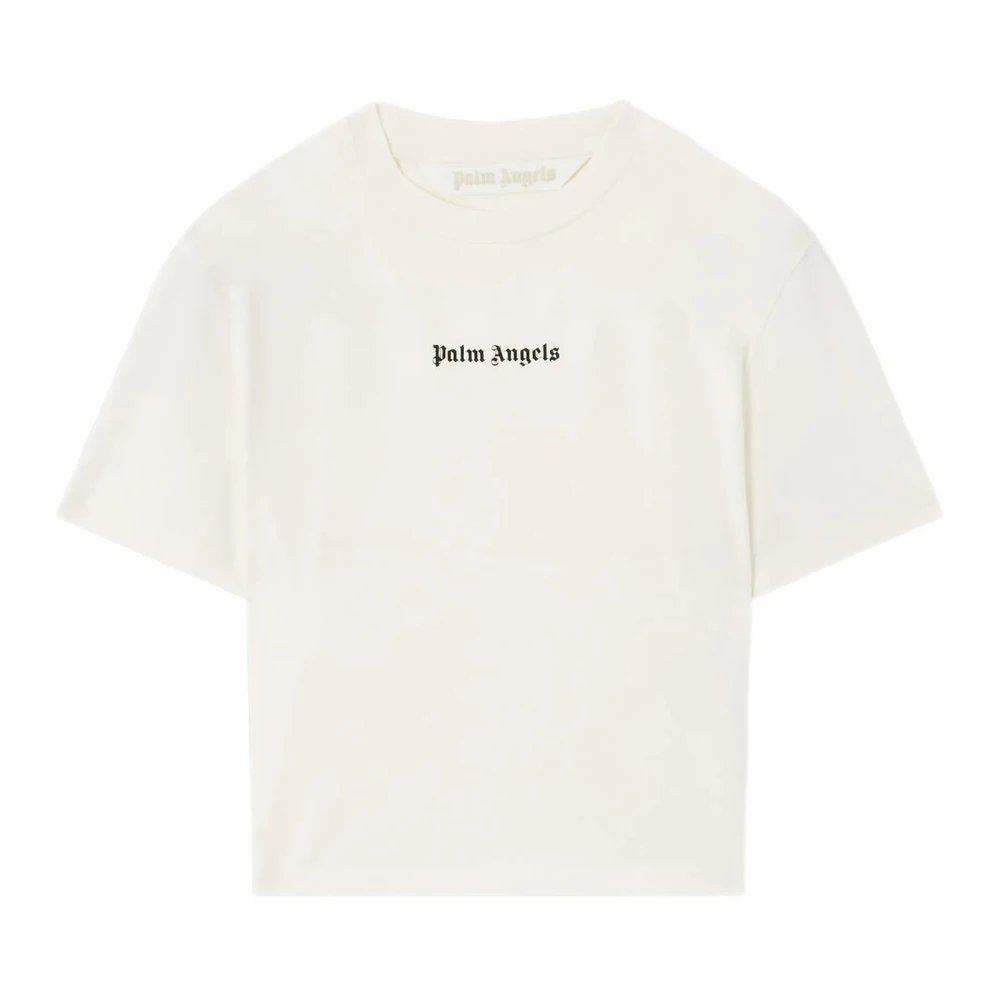 Palm Angels Damen Weiß - Classic Logo Baby Tee - Tops - L