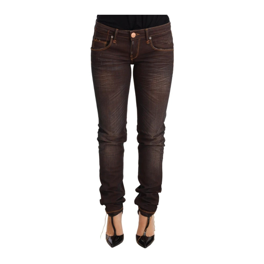 Acht - Low Waist Skinny Denim - Jeans - Damen - Braun - W26