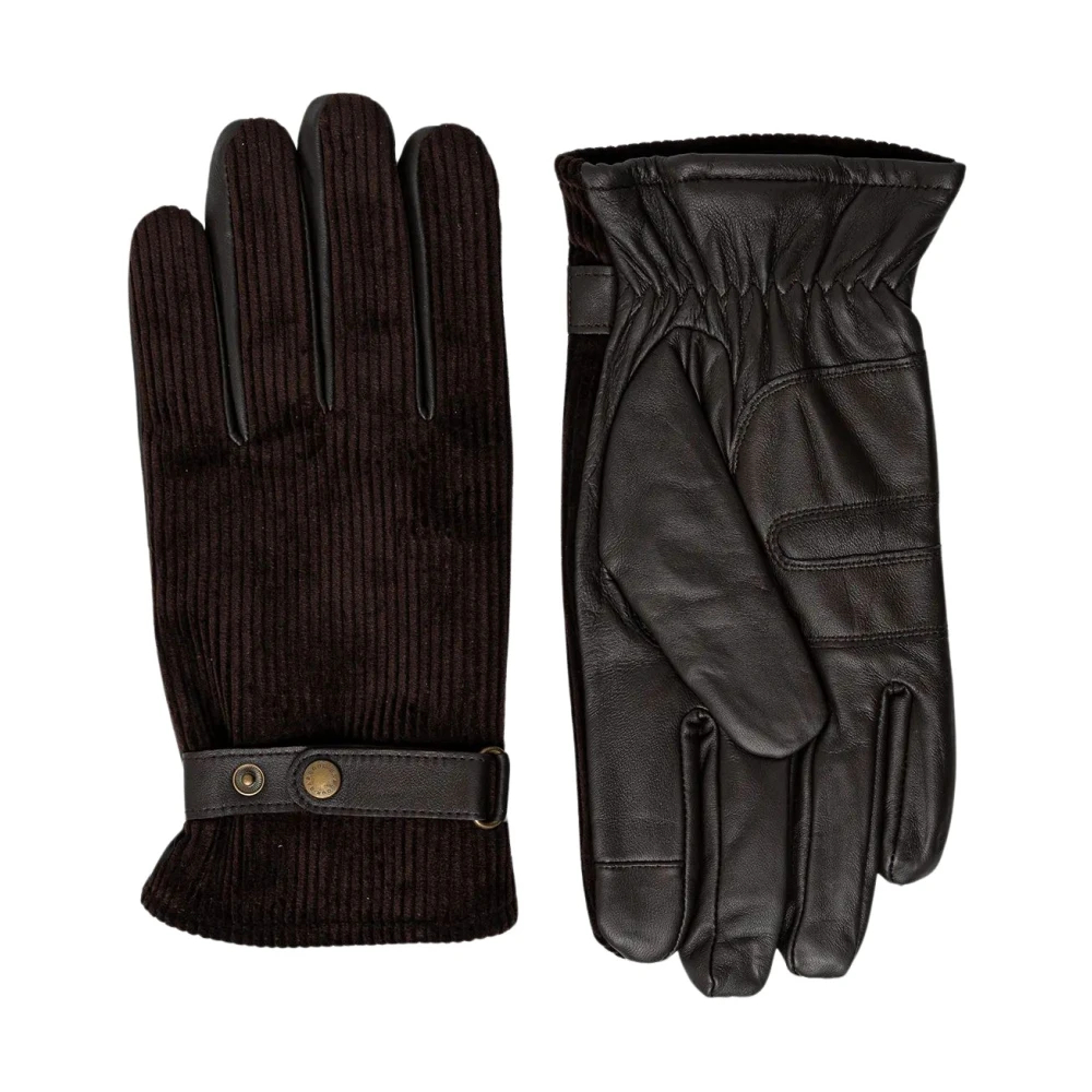 Barbour Herren Dunkelbraun Handschuhe Nelson Mgl0137br51 - Bild 3