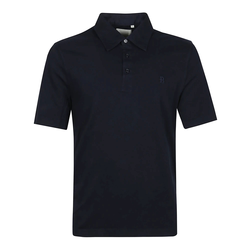 Ballantyne Herren Blau - Kurzärmeliges Poloshirt - Tops - Xl