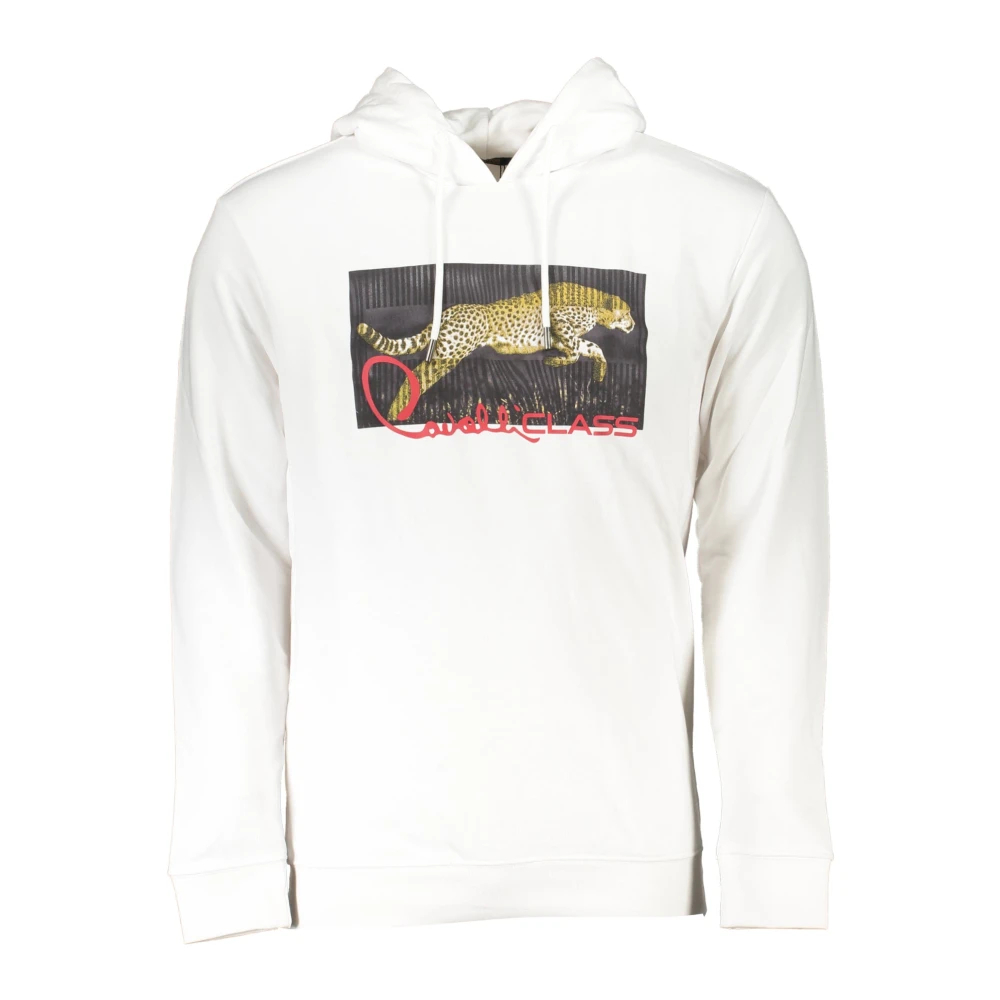 Cavalli Class - Eleganter Langarm-Sweatshirt Weiß - Sweatshirts & Hoodies - Herren - Weiß - S - Bild 6