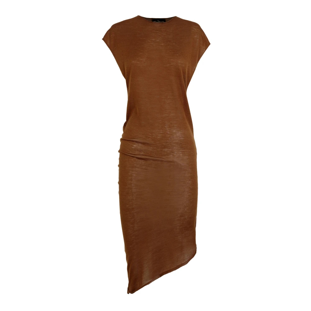 Cortana Damen Beige - Kurzes Top Mit Drapierung - Blouses & Shirts - 2XS