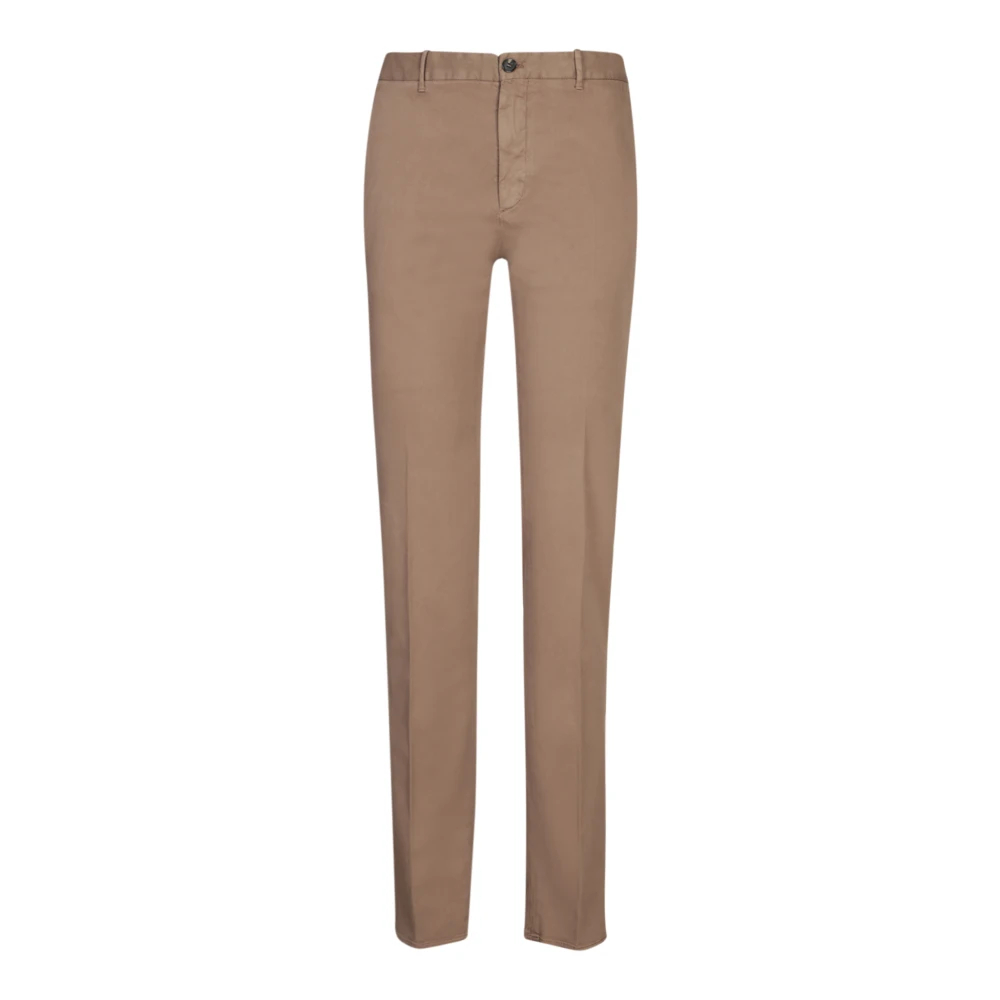 Incotex Herren Beige - Schmal Geschnittene Baumwollhose - Trousers - 2XL