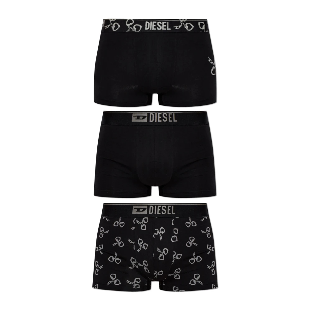 Diesel Herren Schwarz - Damien Gft 3Er-Pack - Underwear - K - S