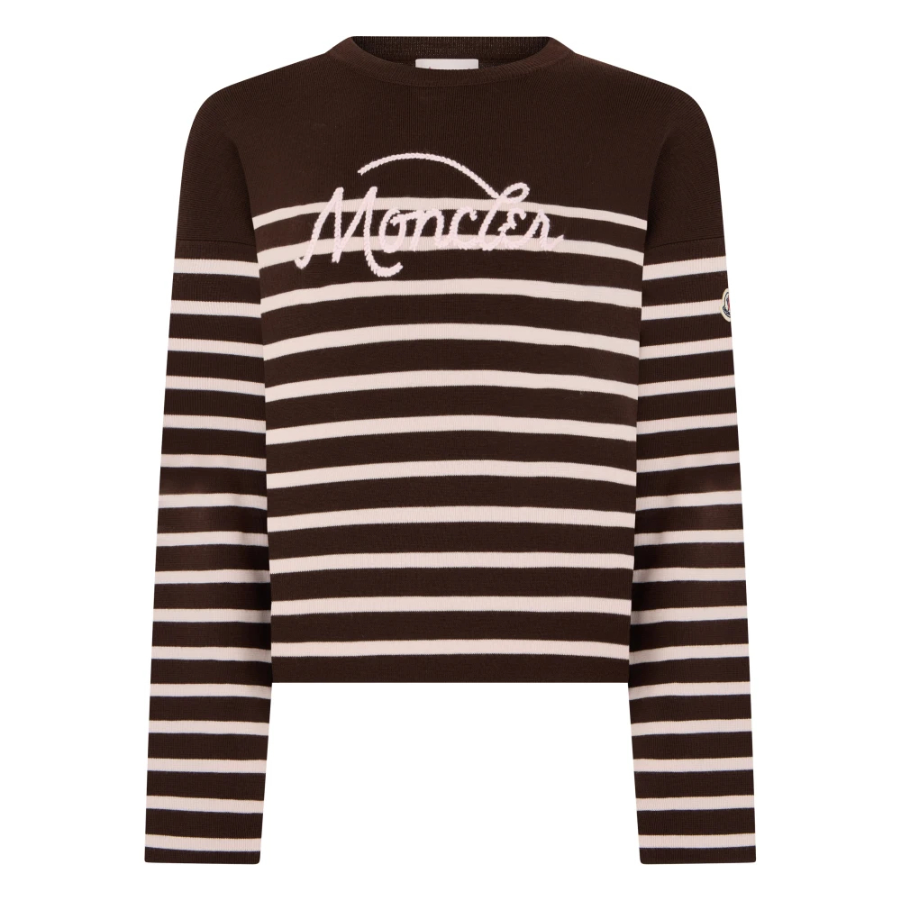 Moncler Striped Wool Jumper für Women in Brown in Size: M - Bild 4