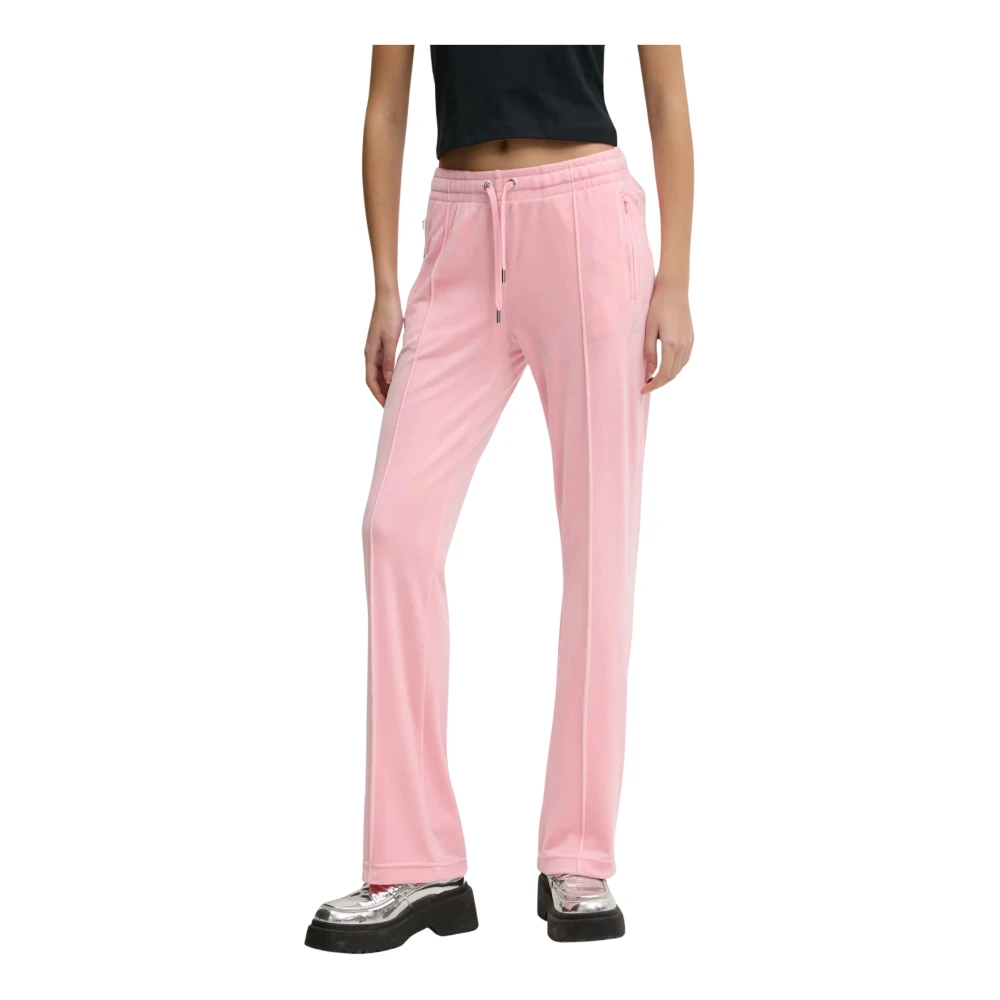 Juicy Couture - Velour Diamanté Jogginghose - Trousers - Damen - Rosa - Xl - Bild 3