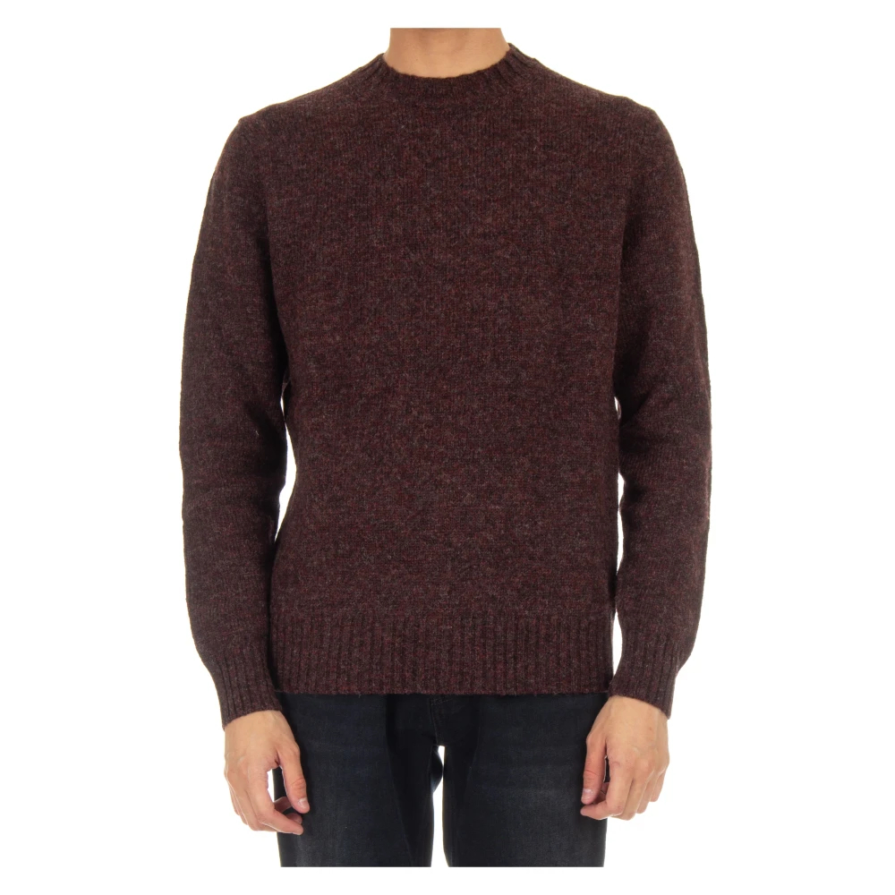 Ballantyne Herren Violett - Round-Neck Strickwaren - Knitwear - Lila - M