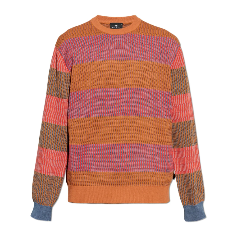 Ps By Paul Smith Herren Multicolor - Rundhalspullover - Knitwear - Mehrfarbig - M