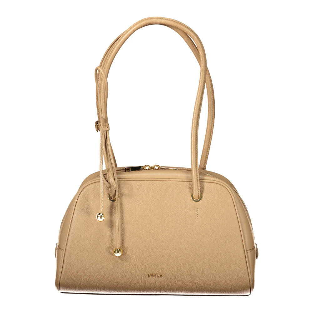 Furla Damen Beige Handtasche Poppy M Shoulder Bag Wb02109 4489S - Bild 4
