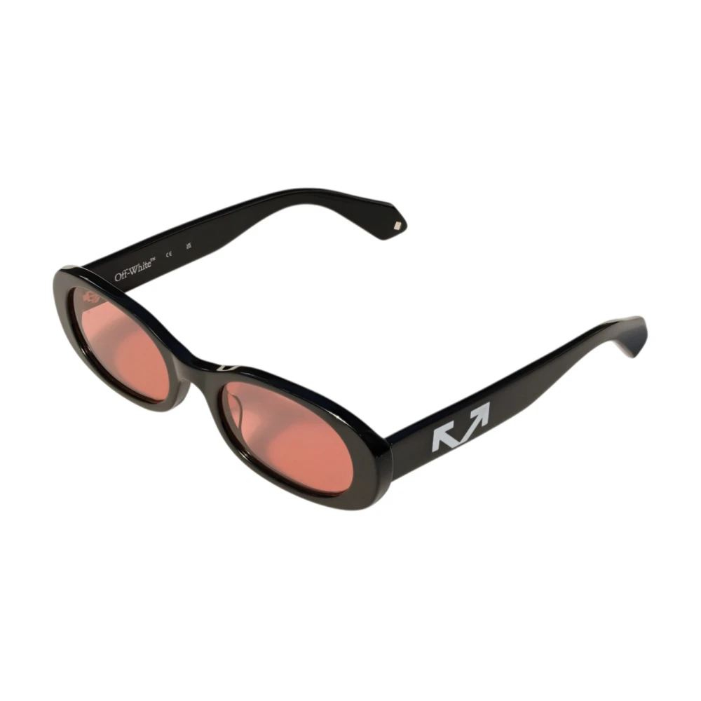 Off-White Unisex Schwarz Off-White Ow1033 Adams 1025 Sonnenbrillen Acetat Rot Rund Normal - Bild 5
