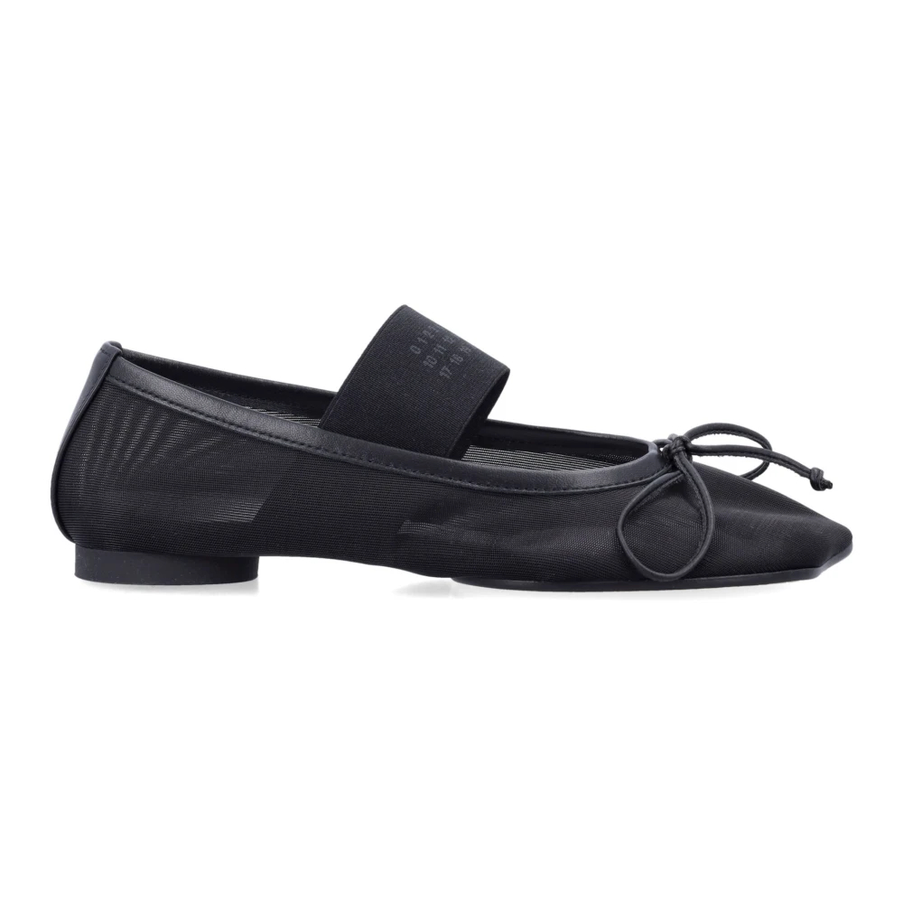 Mm6 Maison Margiela Damen Schwarz - Anatomic Numeric Ballerinas - Shoes - K - 38 1/2 Eu