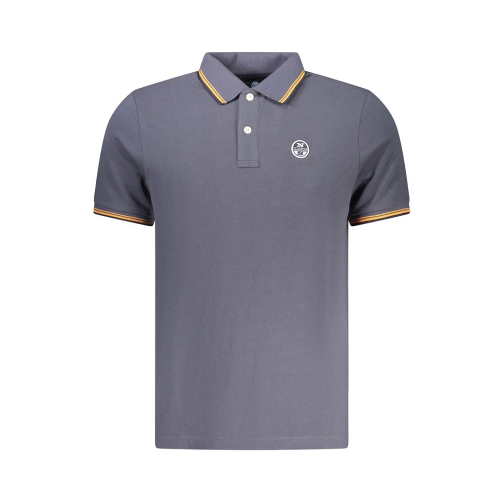 North Sails - Blu Baumwoll-Polo - Tops - Herren - Blau - S - Bild 6