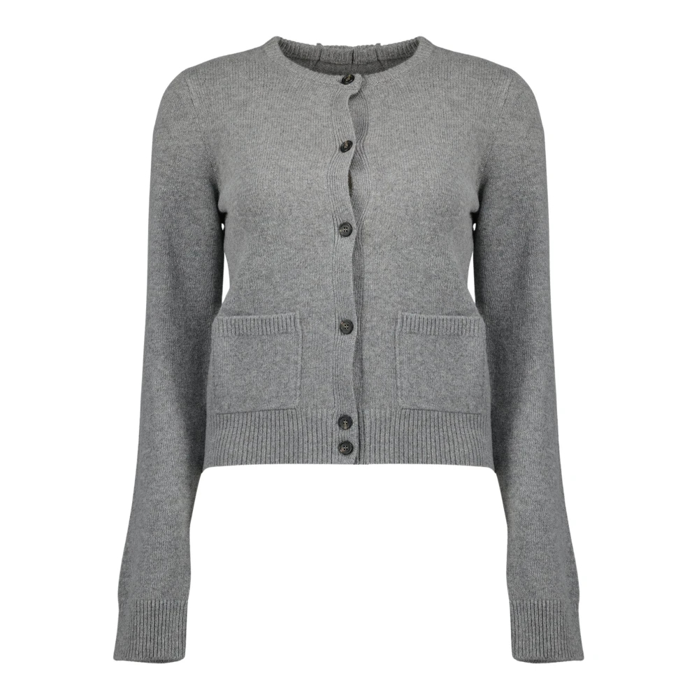 Mm6 Maison Margiela Damen Grau - Wool Cardigan - Knitwear - S